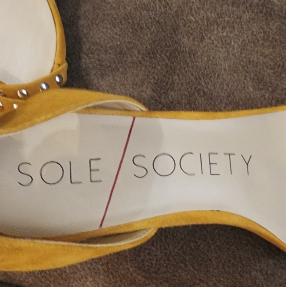 Sole Society block heels new without tags sz 7m - Picture 5 of 5